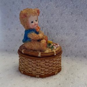 (3 for $10!) Unique Teddy Bear Trinket Box